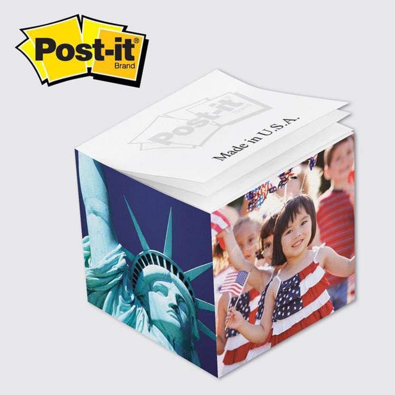 Post-it&reg; Custom Printed Notes Cube &mdash; C690 2-3/4" x 2-3/4" x 2-3/4"
