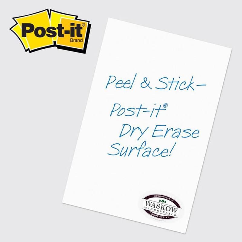 Post-it&reg; Custom Printed Dry Erase Surface PP812