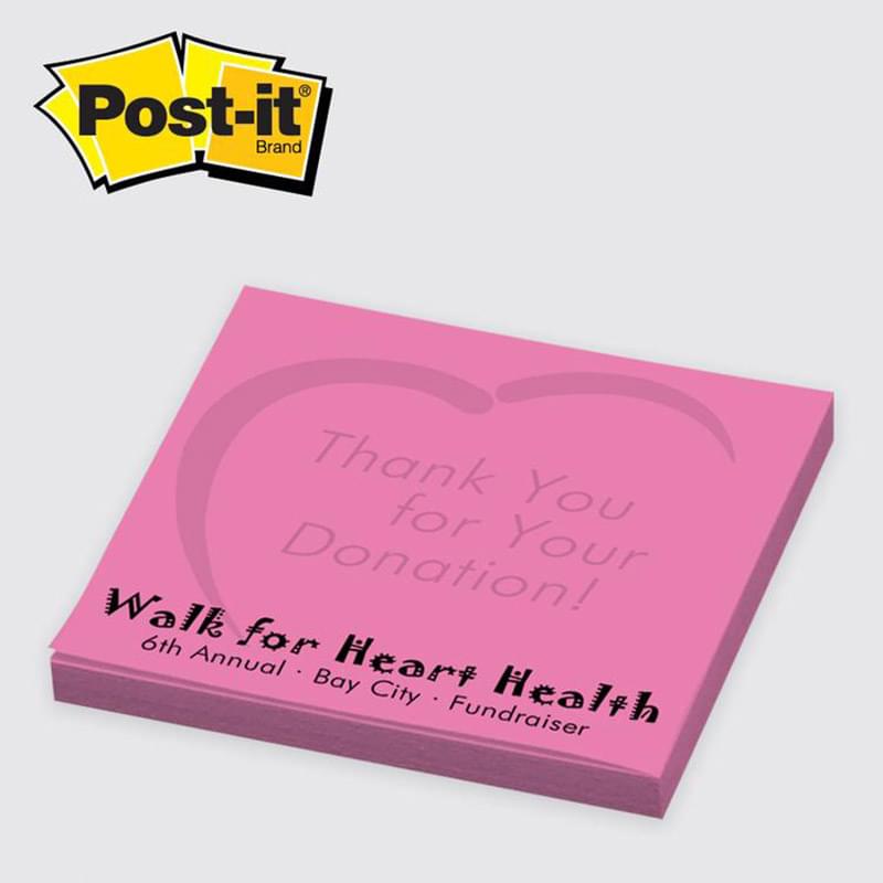 Post-it&reg; Custom Printed Notes 3 x 3