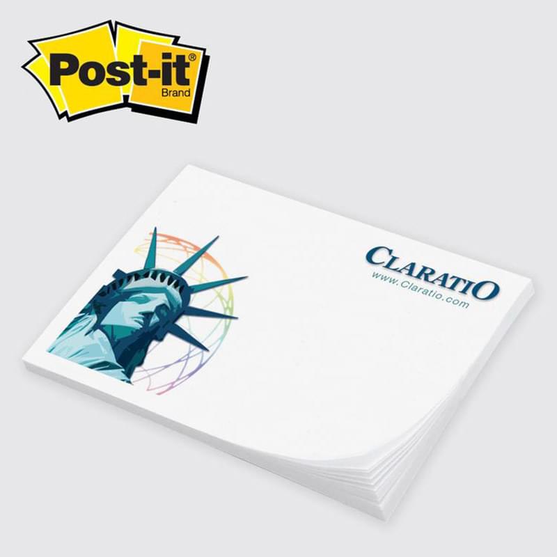 Post-it&reg; Custom Printed Notes Full Color Program &mdash; 3 x 4