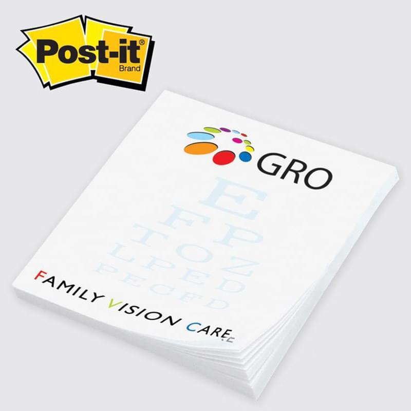 Post-it&reg; Custom Printed Notes Full Color Program &mdash; 2-3/4 x 3