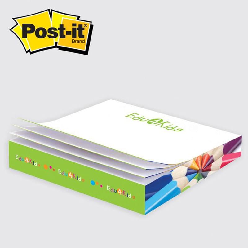 Post-it&reg; Custom Printed Notes Slim-Cube &mdash; C3100 3-3/8" x 3-3/8" x 1/2"