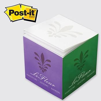 Post-it&reg; Custom Printed Notes Cube &mdash; C900 3-3/8" x 3-3/8" x 3-3/8"