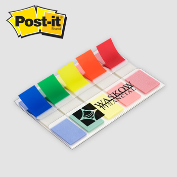 Post-it&reg; Custom Printed 5-Flag Set - TFDMC5