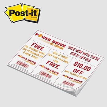 Post-it&reg; Custom Printed Notes 6 x 8