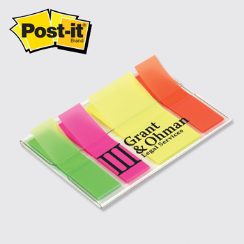 Post-it&reg; Custom Printed Highlighting Flags