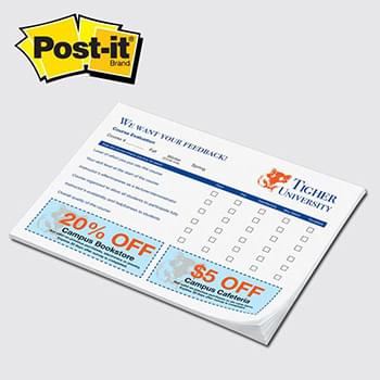 Post-it&reg; Custom Printed Notes Full Color Program &mdash; 6 x 8