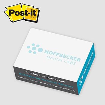 Post-it&reg; Custom Printed Rectangle Notes Cube &mdash; CB34H 3" x 4" x 1-3/8"